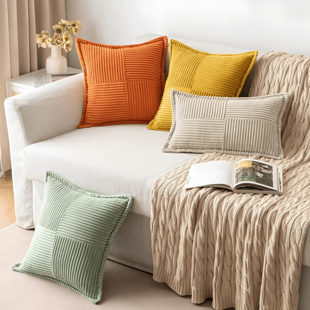 Ovidia - Stain-Resistant Plain Pillowcase