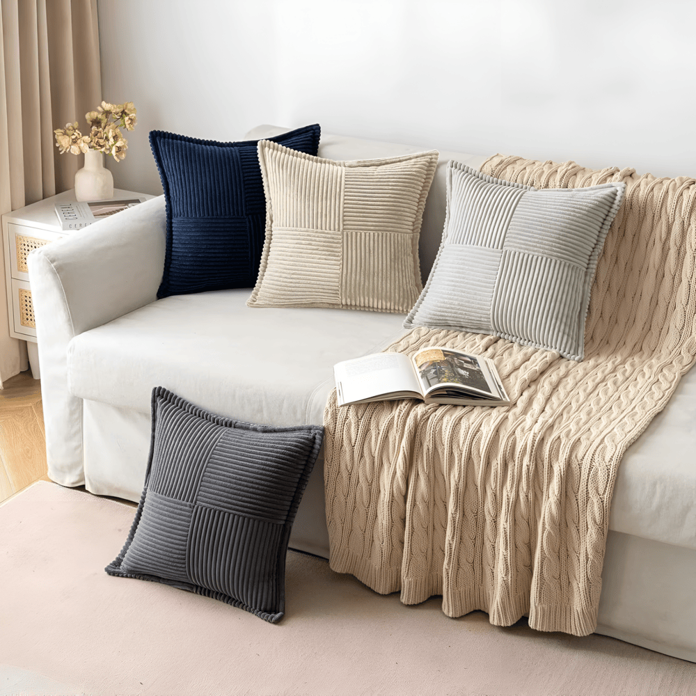 Ovidia - Stain-Resistant Plain Pillowcase