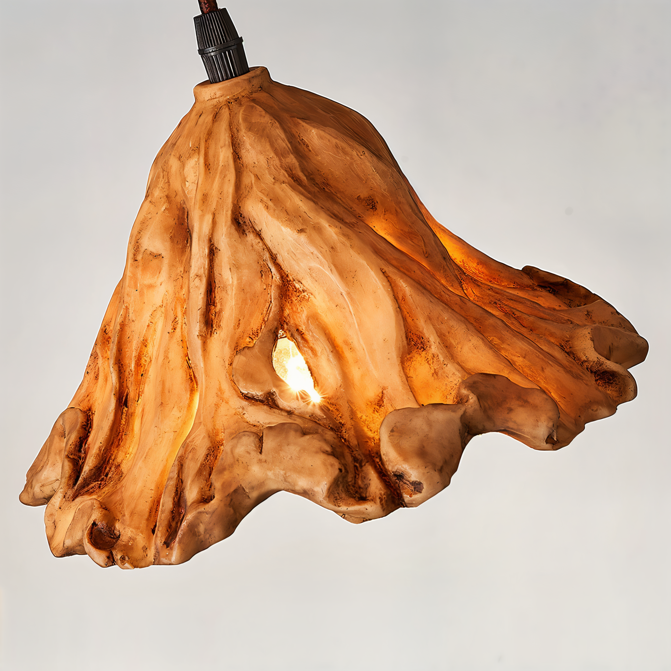 Cirenna - Artistic Hanging Lamp of Synthetic Resin with Volcanic Design