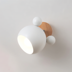 Blinky Wall Lamp | Adjustable Light Direction, Aluminium & Wood