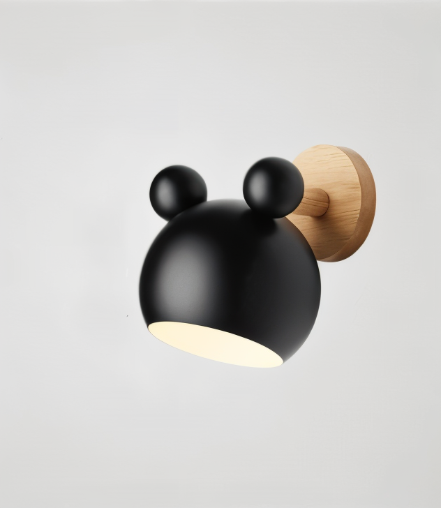 Blinky Wall Lamp | Adjustable Light Direction, Aluminium & Wood