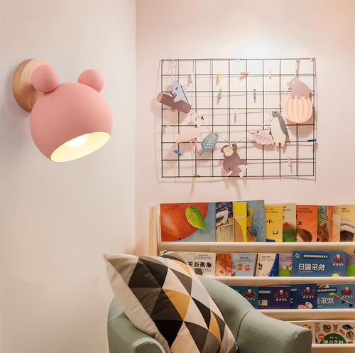 Blinky Wall Lamp | Adjustable Light Direction, Aluminium & Wood