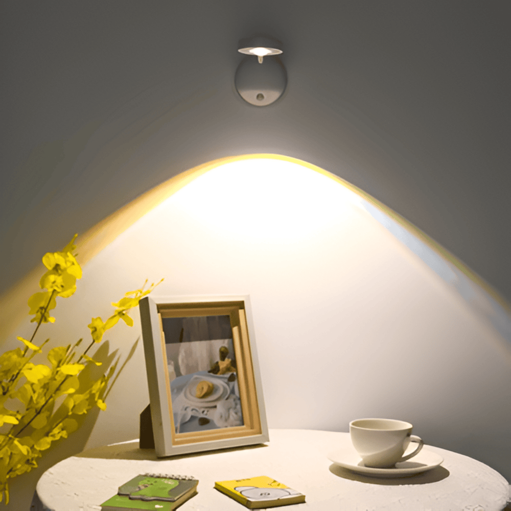 Modern Minimalist Wireless LED Wall Lamp With Motion Sensor 1-Light