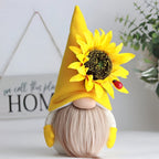 Ardalia - Shady Handmade Gnome Figure with Yellow Sunflower