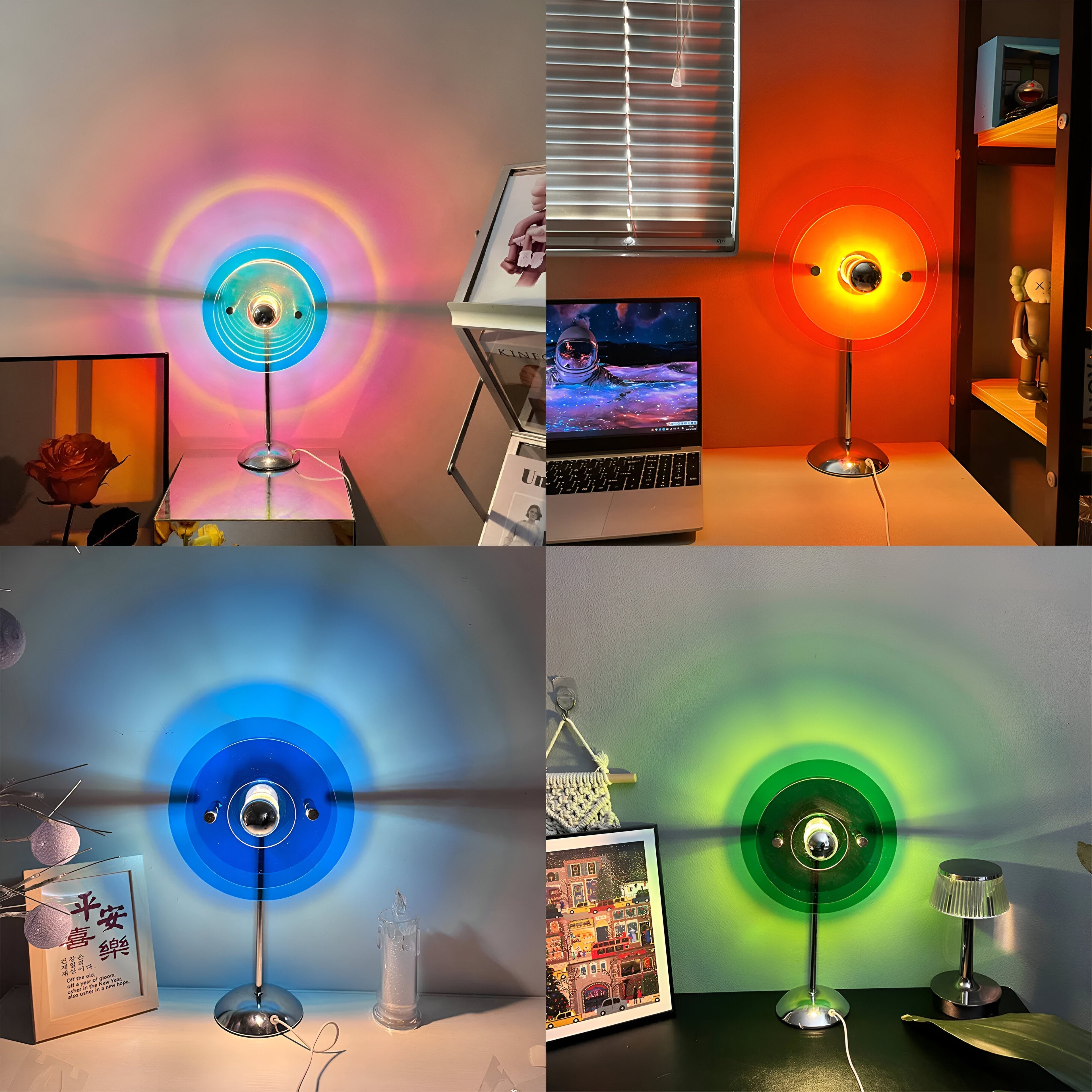 Sylinaea - Vintage Disc LED Table Lamp