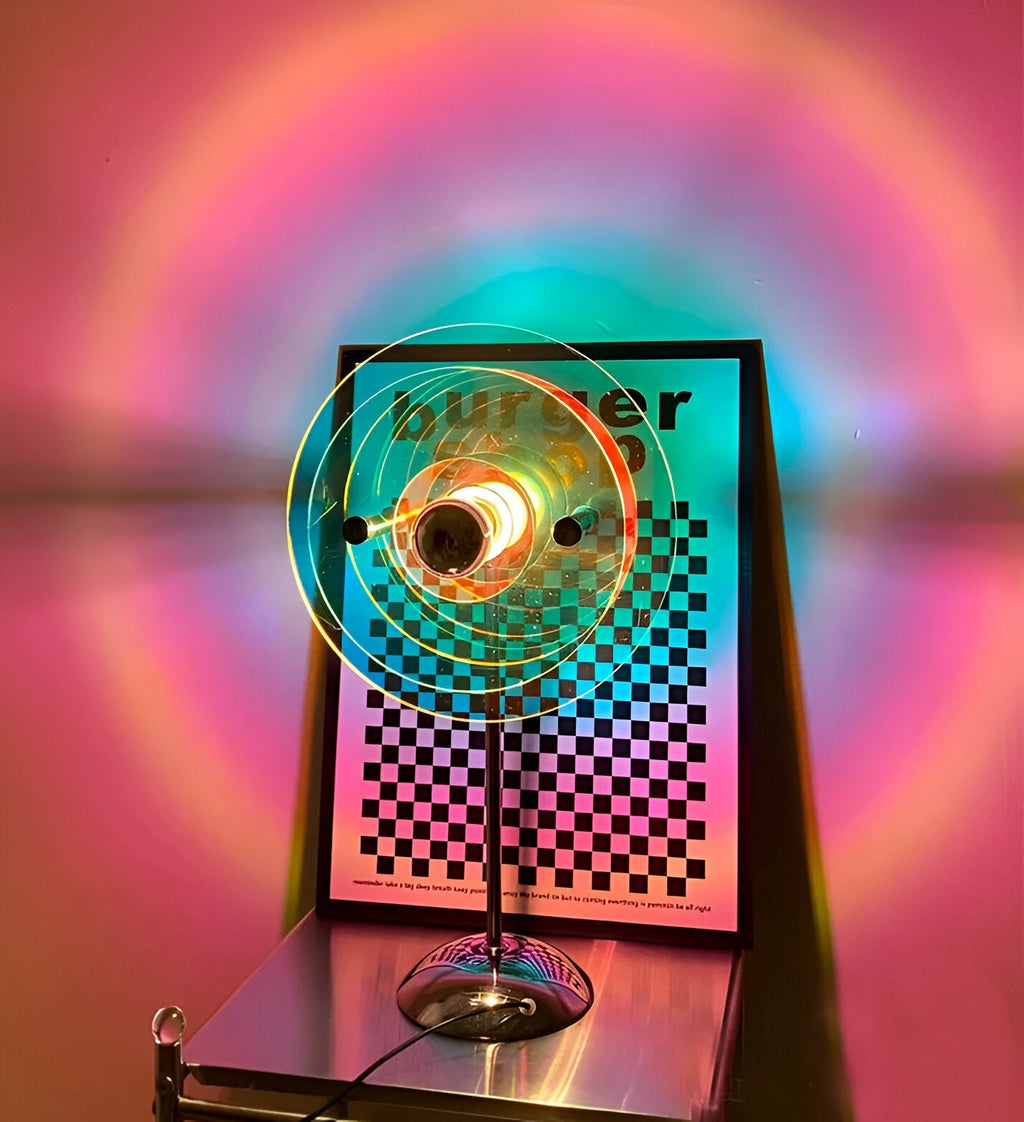 Sylinaea - Vintage Disc LED Table Lamp