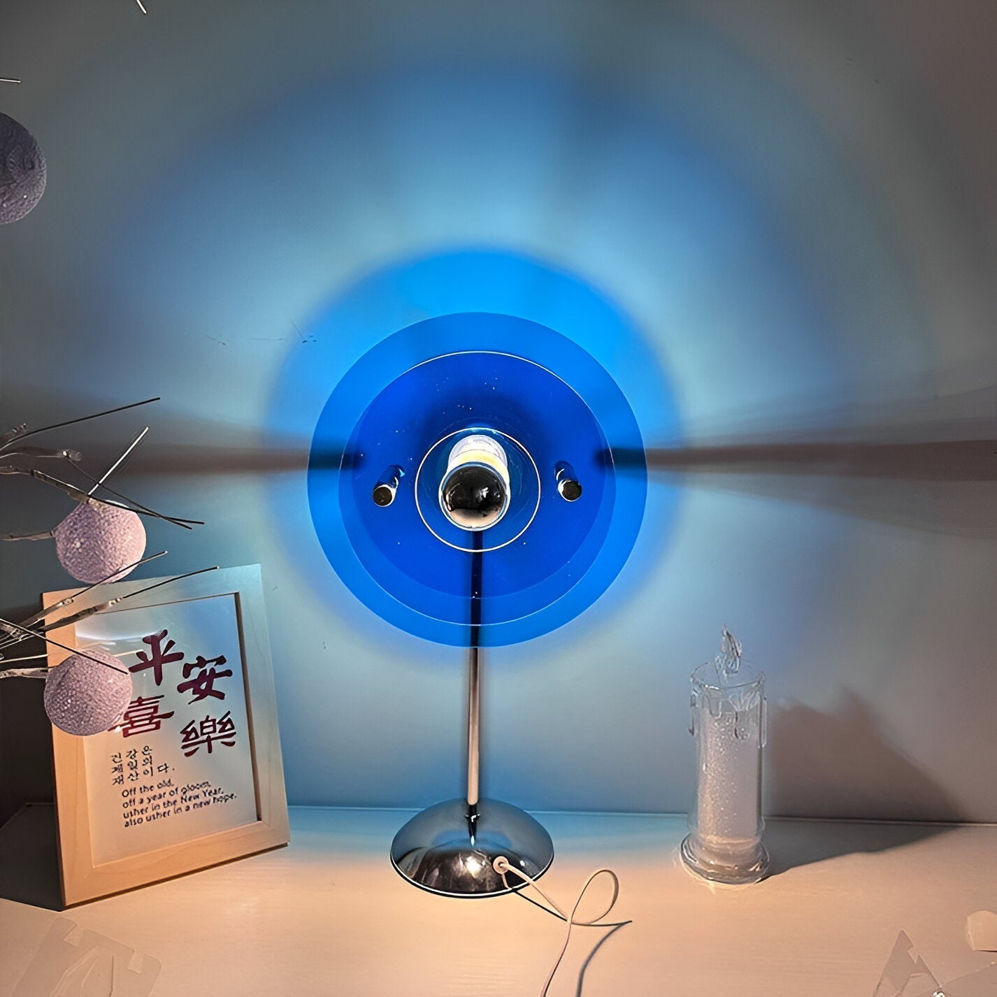 Sylinaea - Vintage Disc LED Table Lamp