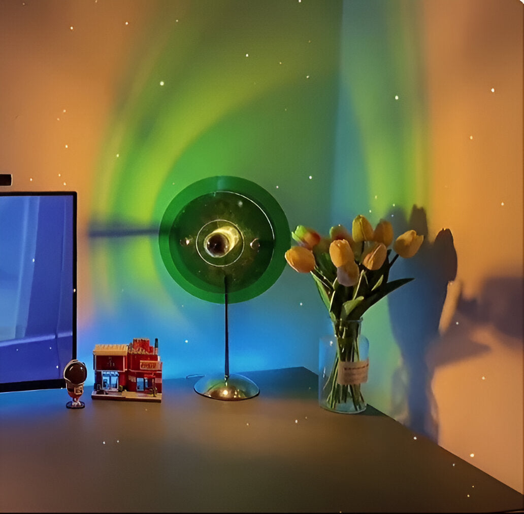 Sylinaea - Vintage Disc LED Table Lamp