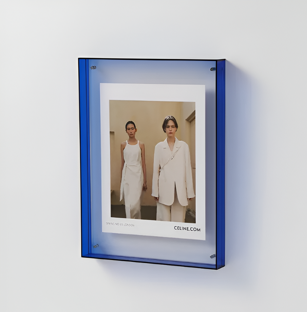 Seravina Acrylic Photo Frame | Modern Minimalist, Freestanding Display