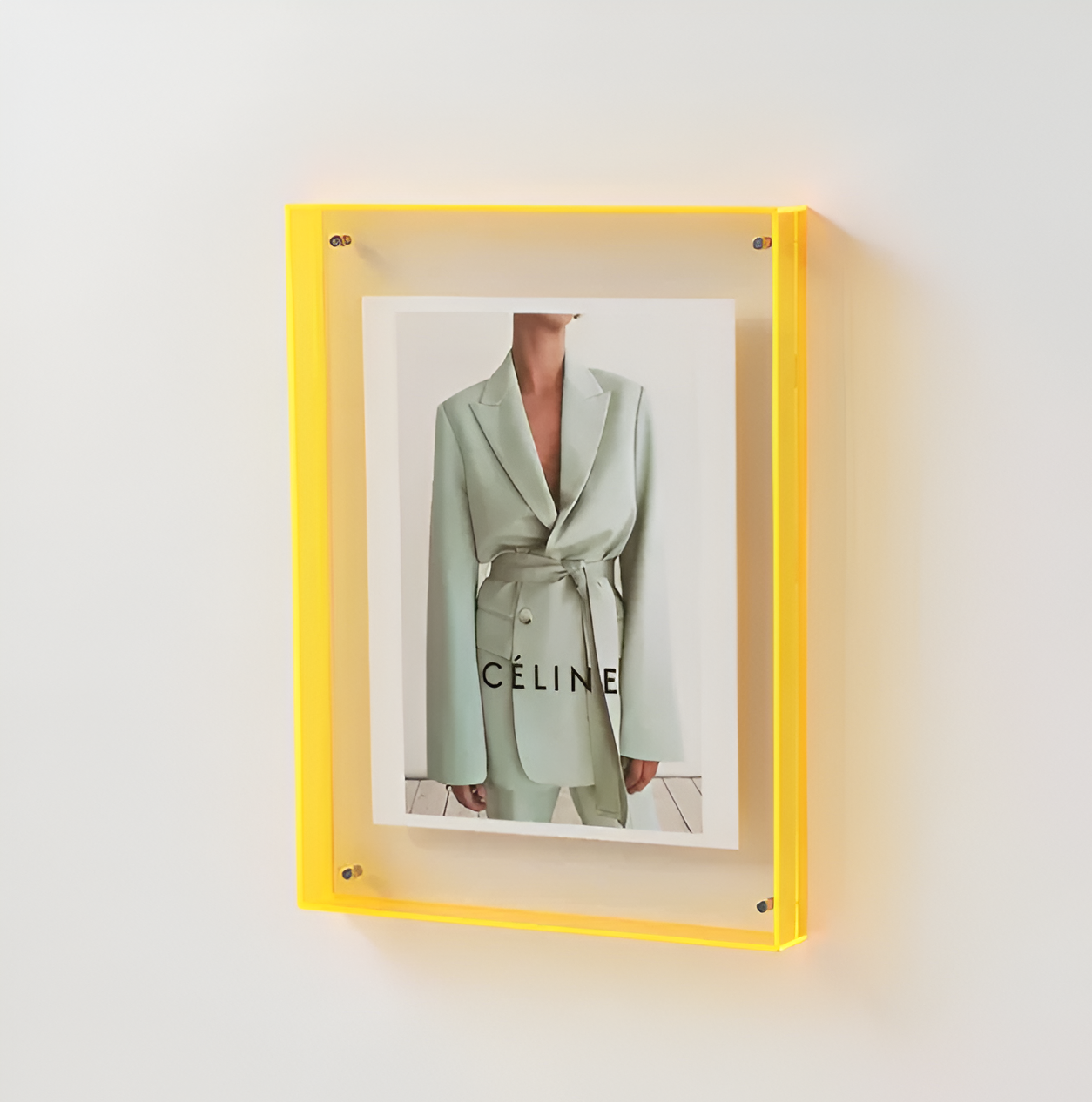 Seravina Acrylic Photo Frame | Modern Minimalist, Freestanding Display