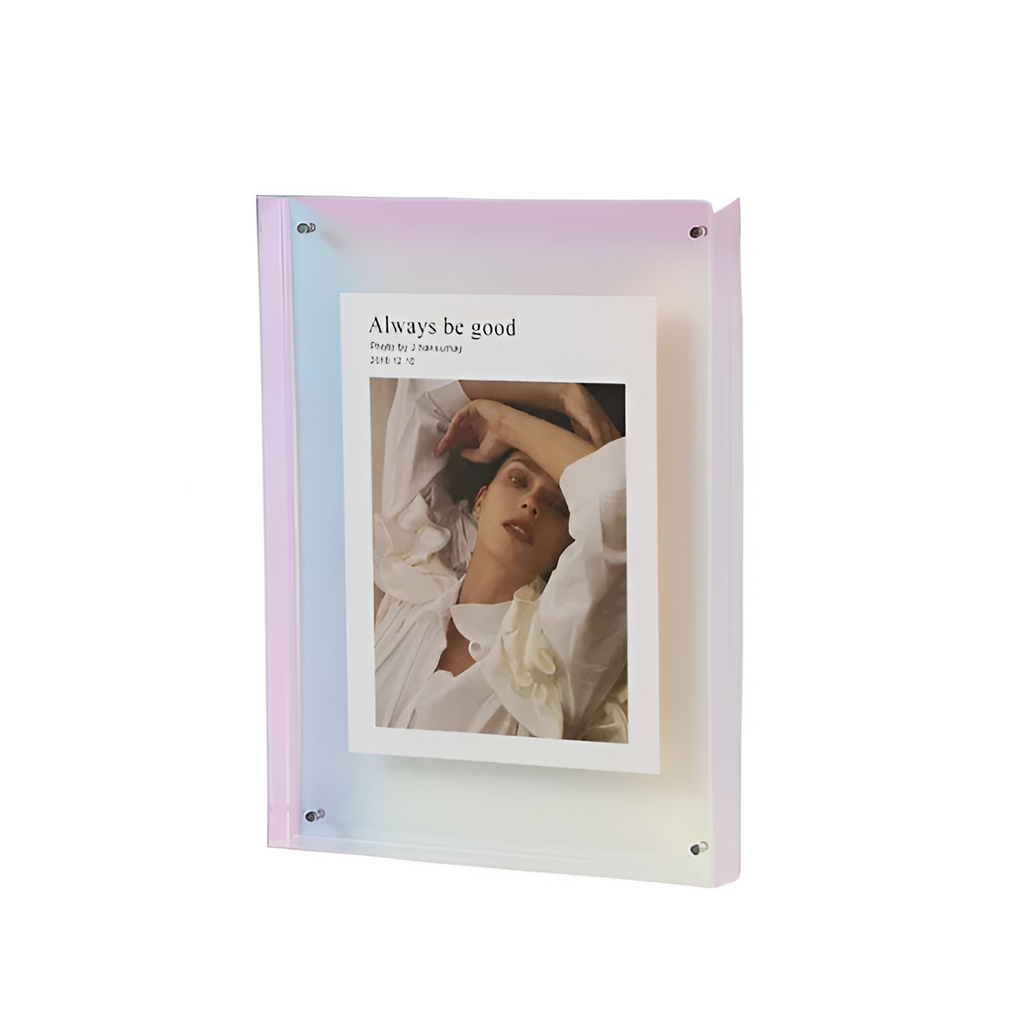 Seravina Acrylic Photo Frame | Modern Minimalist, Freestanding Display