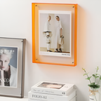 Seravina Acrylic Photo Frame | Modern Minimalist, Freestanding Display