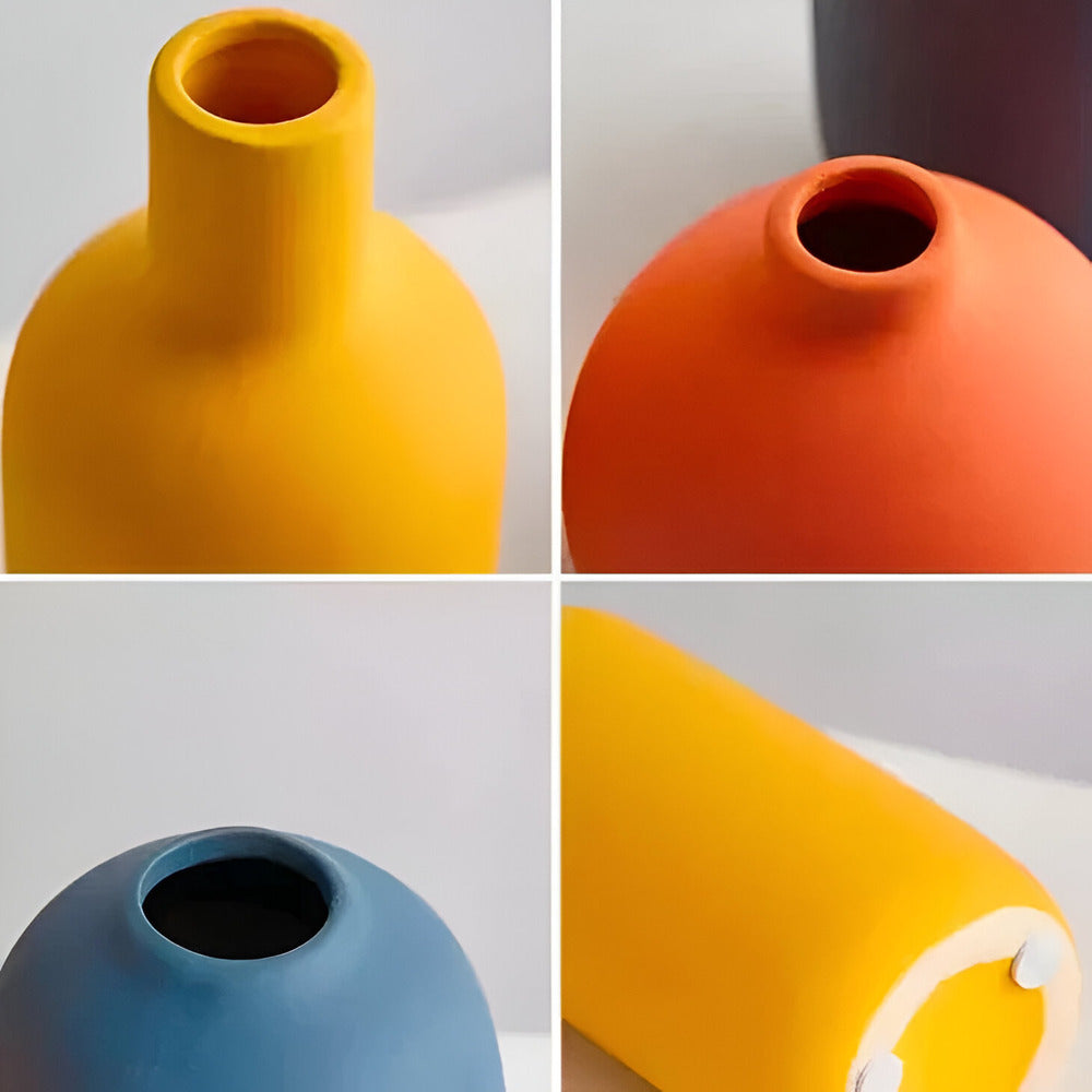 Astraelle - Scandinavian Ceramic Vase in Simple Style
