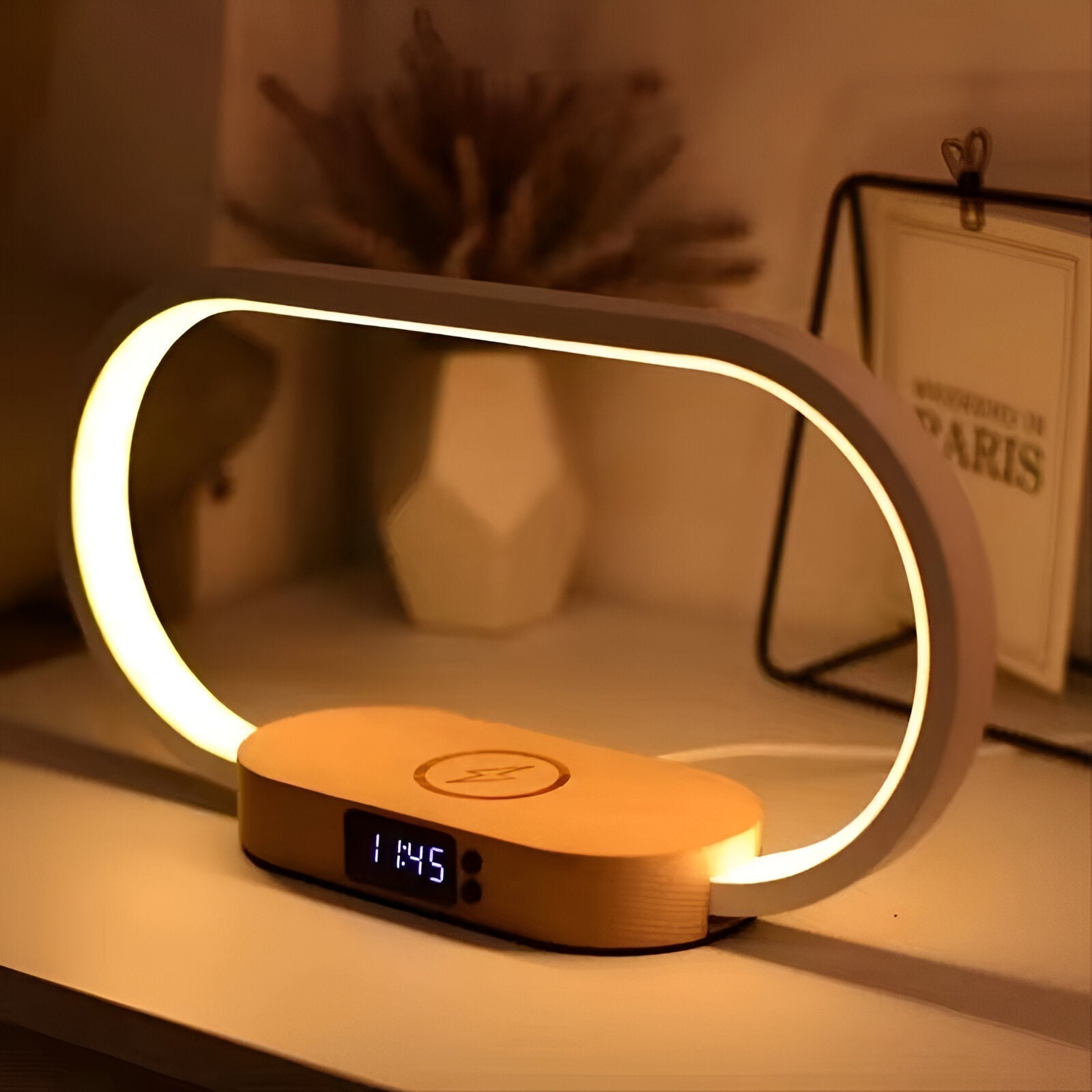 Ismerelle - Multipurpose Night Light with Charger and Digital Clock