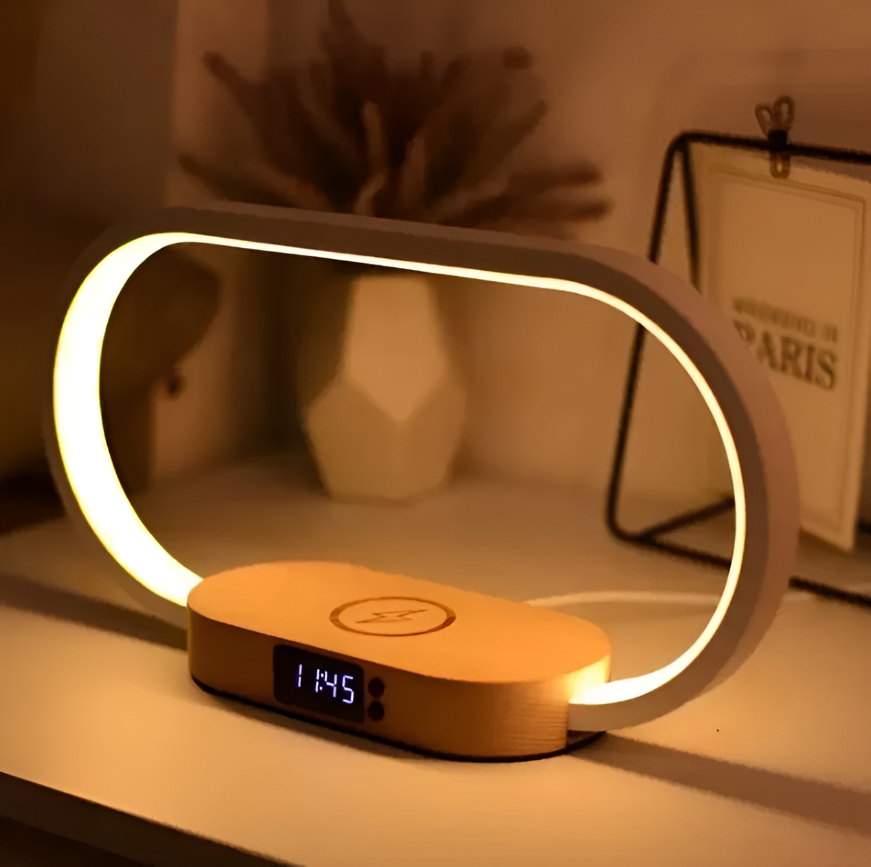 Ismerelle - Multipurpose Night Light with Charger and Digital Clock