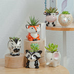 Serenna - Artistic Animal Flowerpot of Ceramic for Plants & Interior