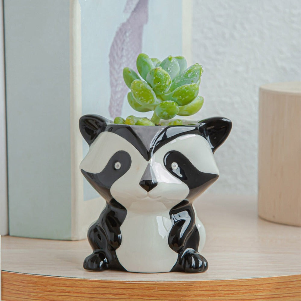 Serenna - Artistic Animal Flowerpot of Ceramic for Plants & Interior