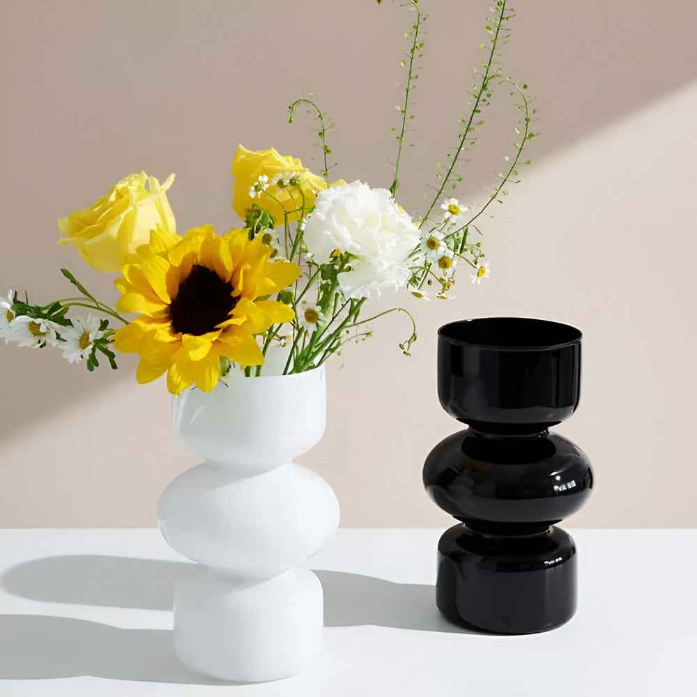 Luna Glass Vase | Scandinavian Design, Minimalist Style