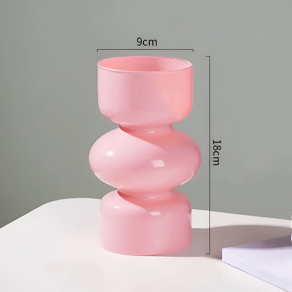 Elirona - Versatile Scandinavian Glass Vase in Various Colors