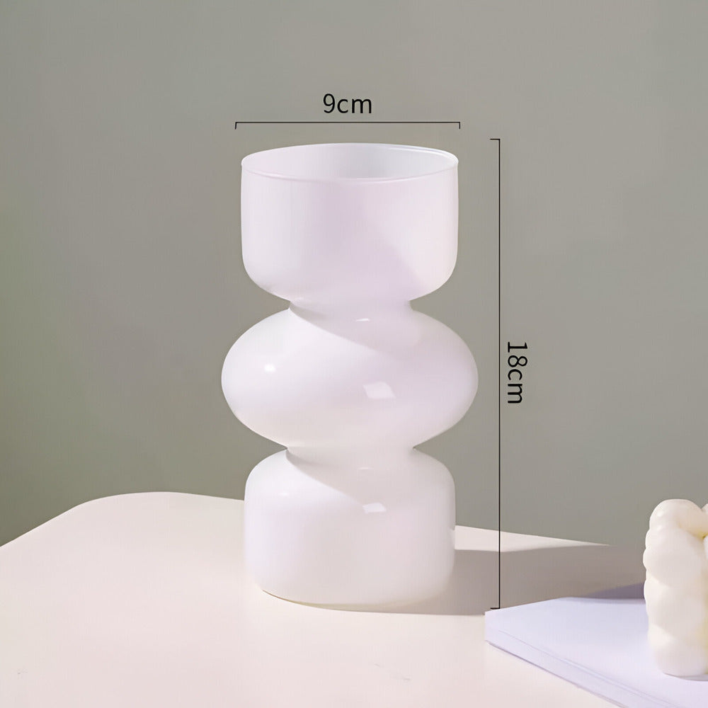 Elirona - Versatile Scandinavian Glass Vase in Various Colors