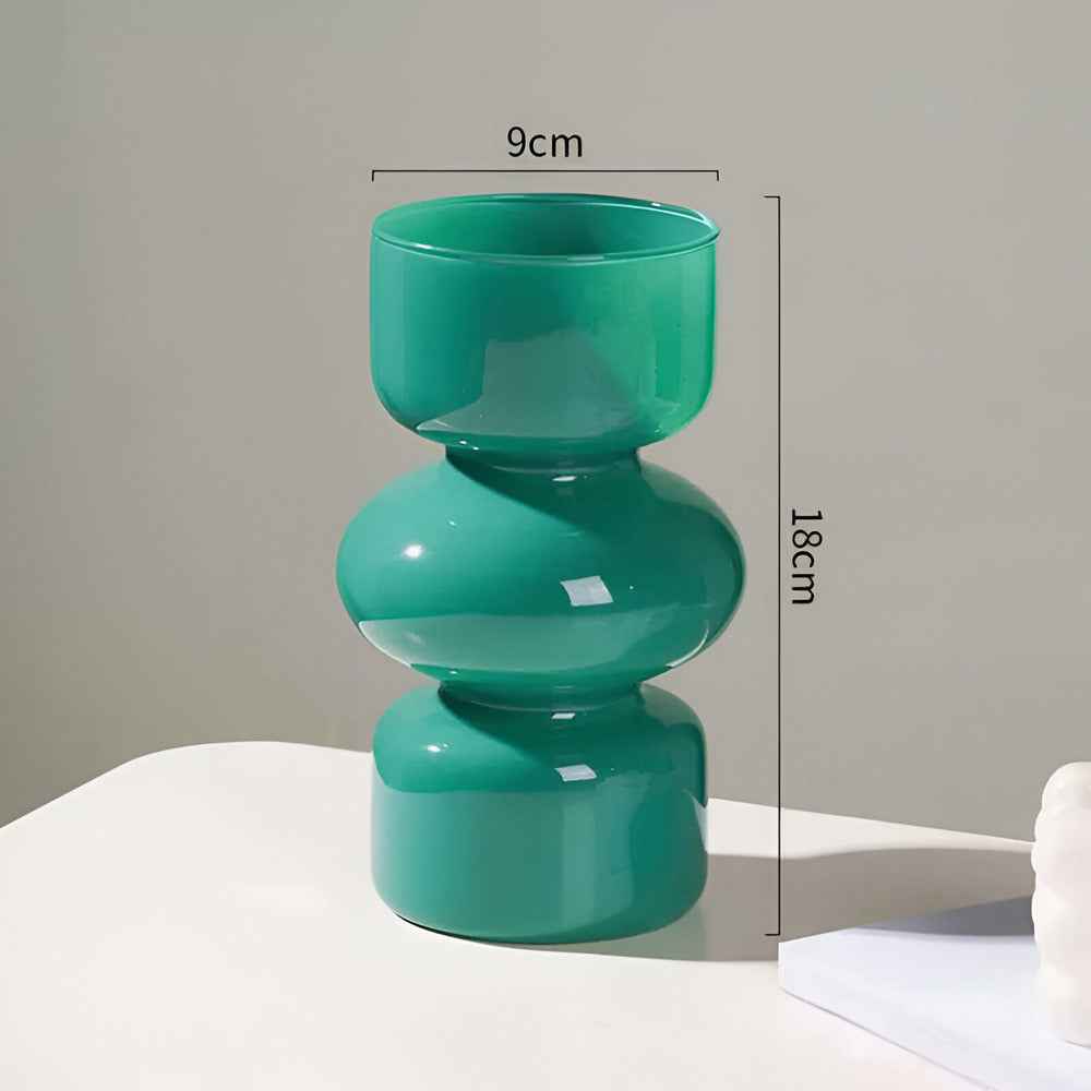 Luna Glass Vase | Scandinavian Design, Minimalist Style