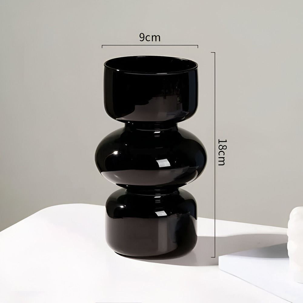 Luna Glass Vase | Scandinavian Design, Minimalist Style