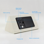 Nox - Digital LED Alarm Clock made of Plastic
