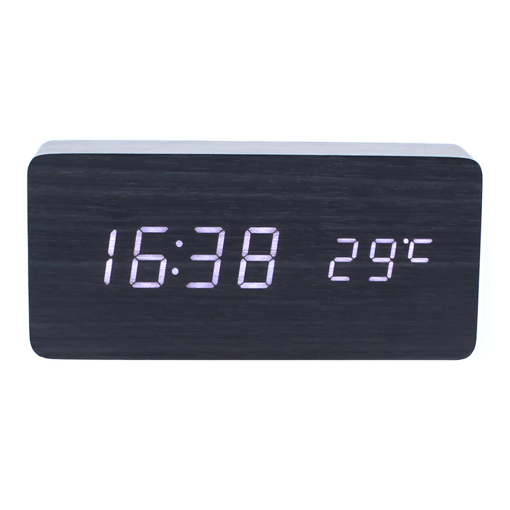 Nox - Digital LED Alarm Clock made of Plastic