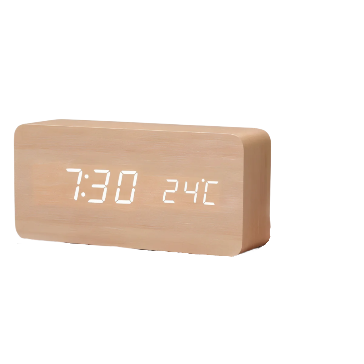 Nox - Digital LED Alarm Clock made of Plastic