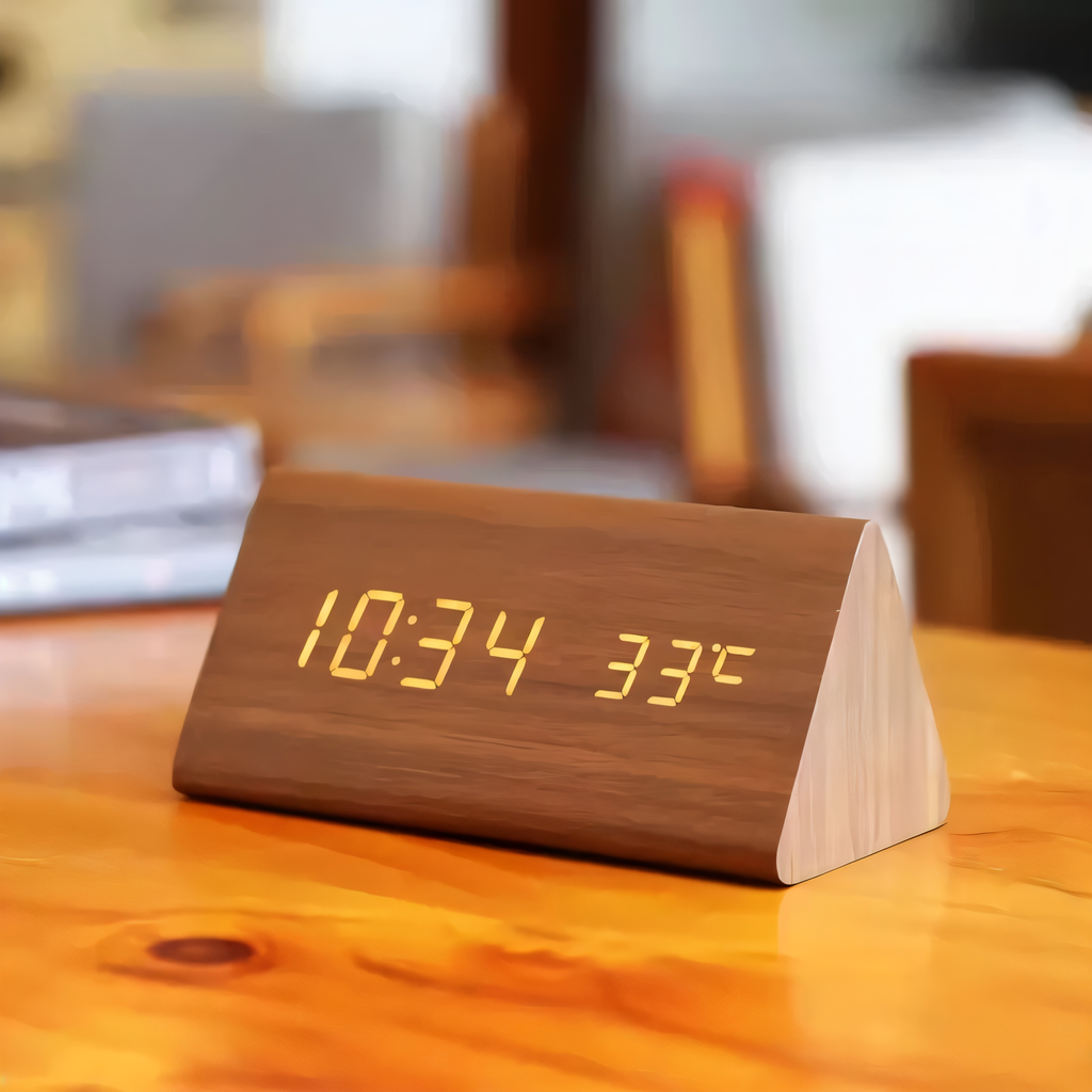 Nox - Digital LED Alarm Clock made of Plastic