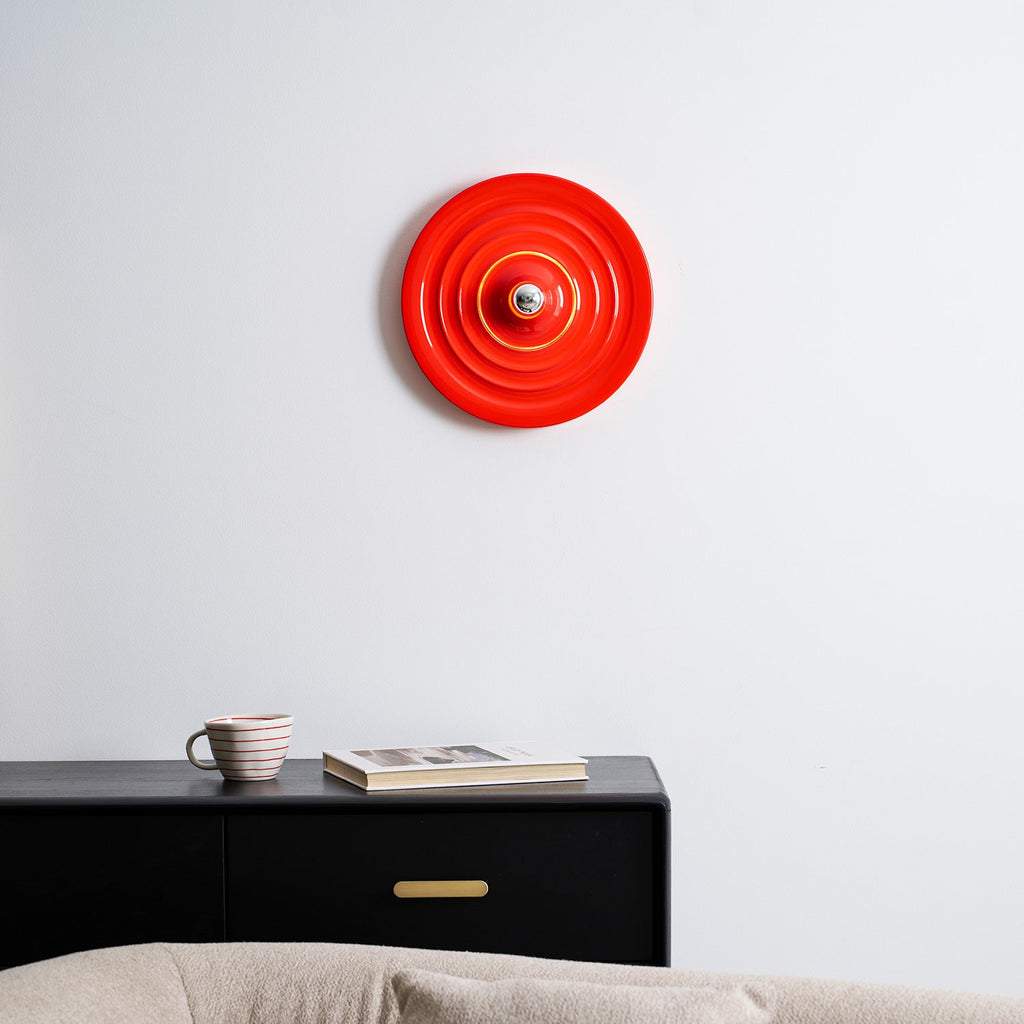 Honsel Round Disc Wall and Ceiling Light