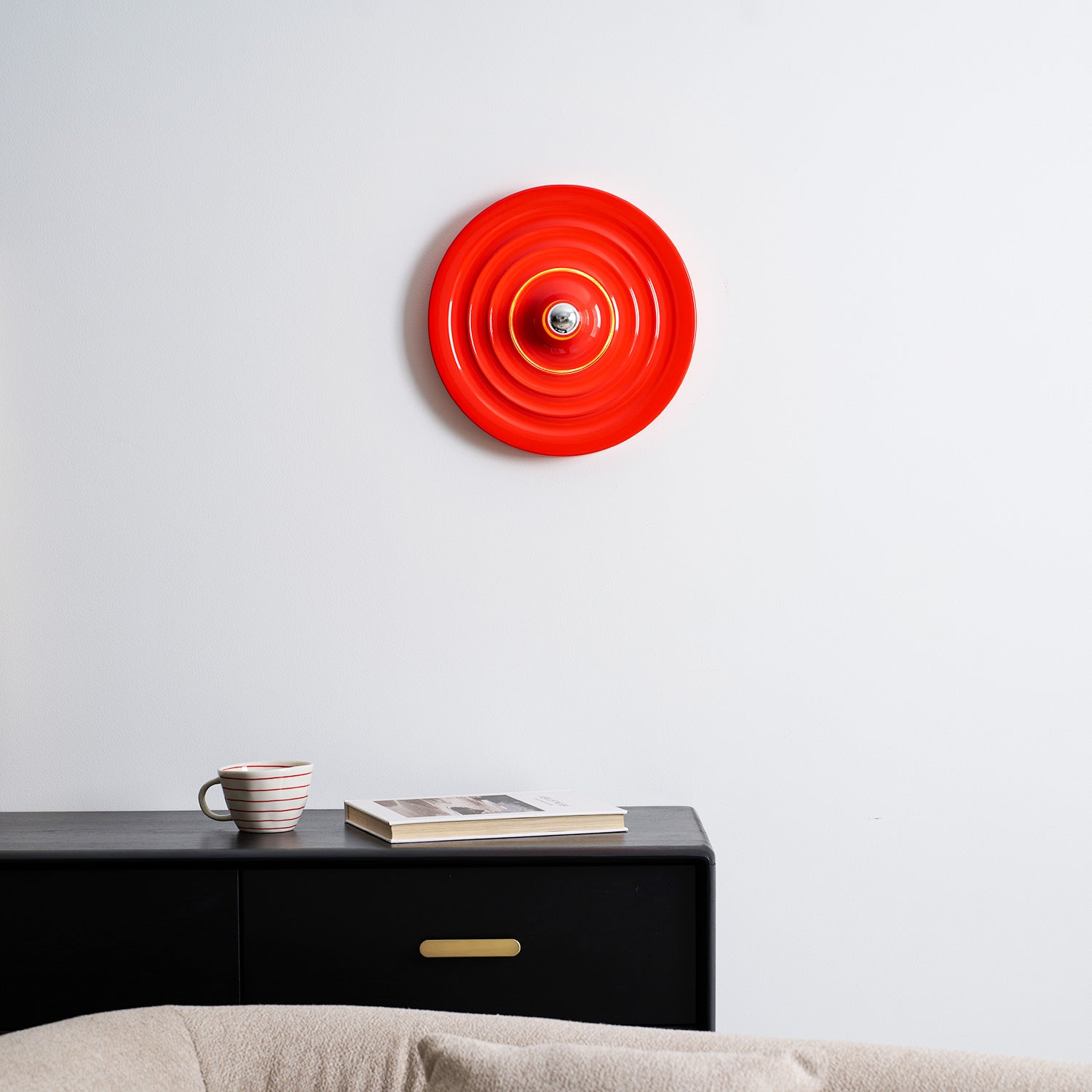 Honsel Round Disc Wall and Ceiling Light