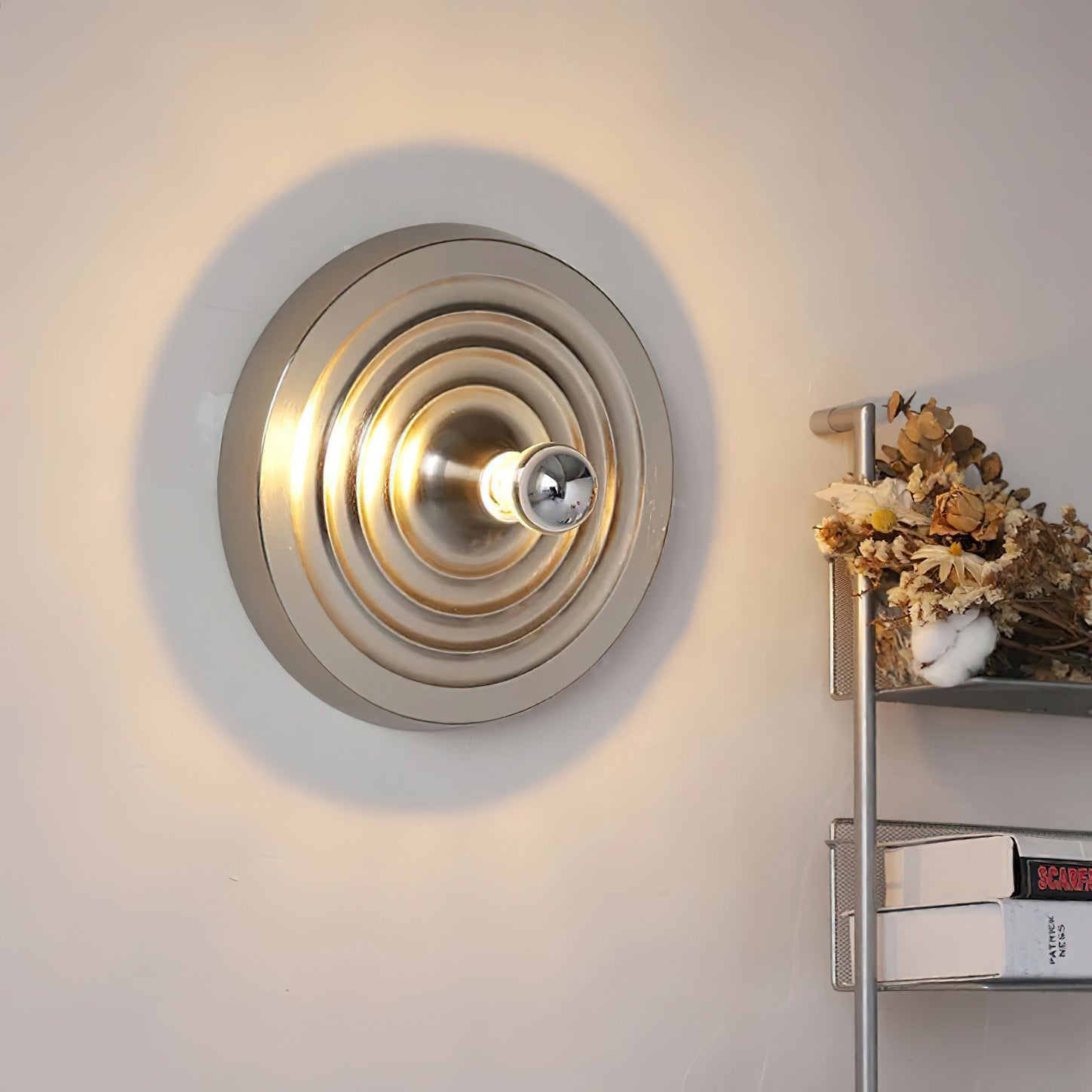 Honsel Round Disc Wall and Ceiling Light