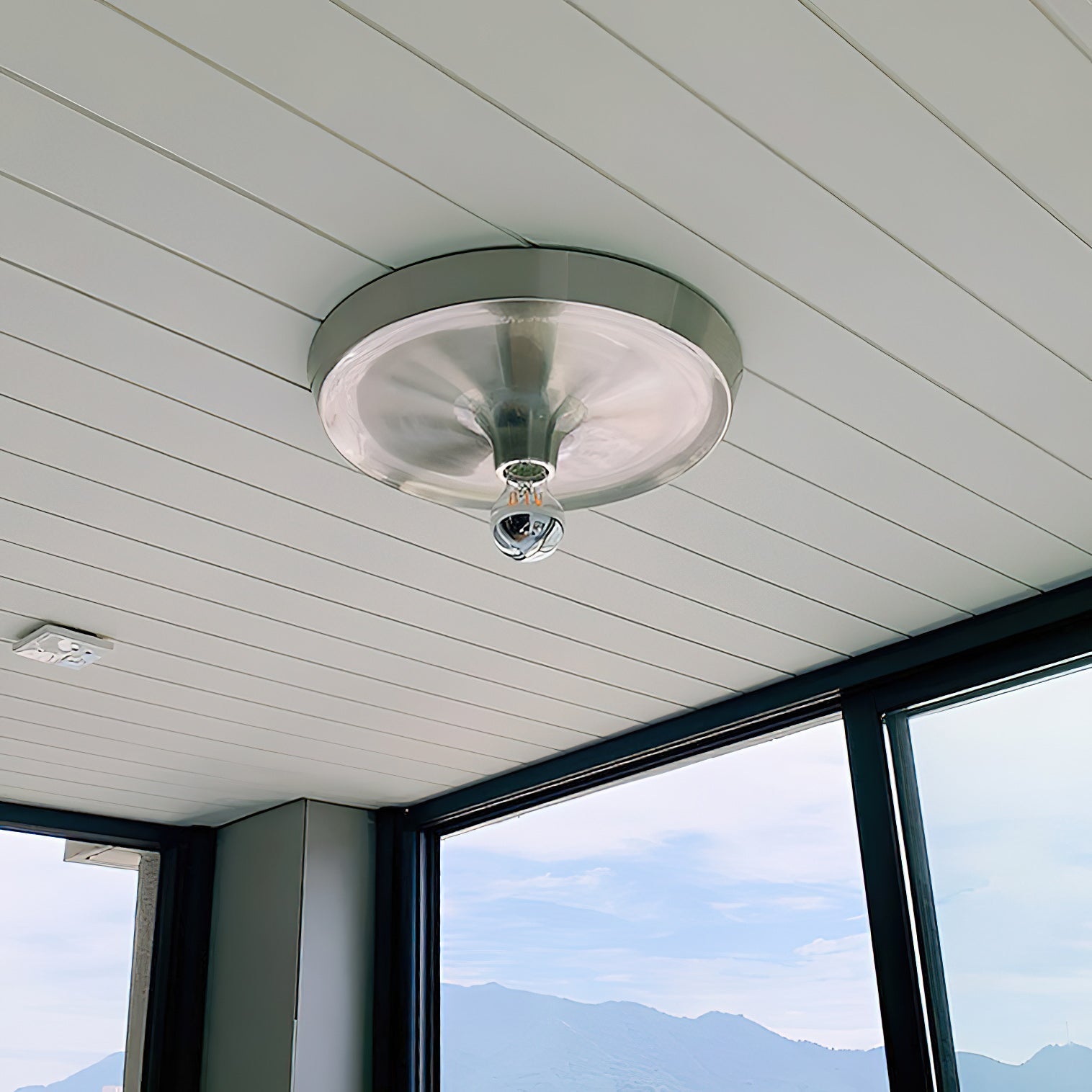 Honsel Round Disc Wall and Ceiling Light