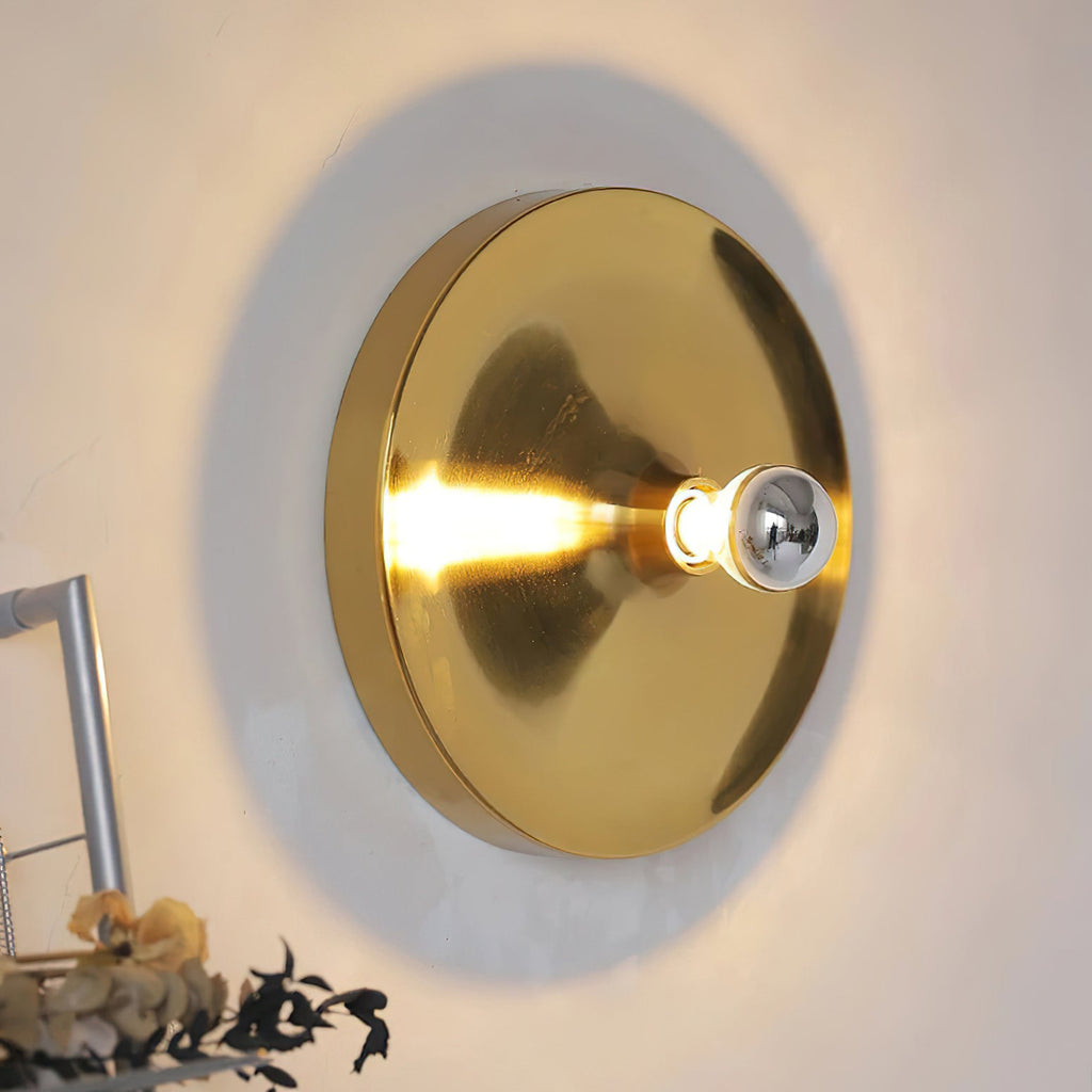 Honsel Round Disc Wall and Ceiling Light