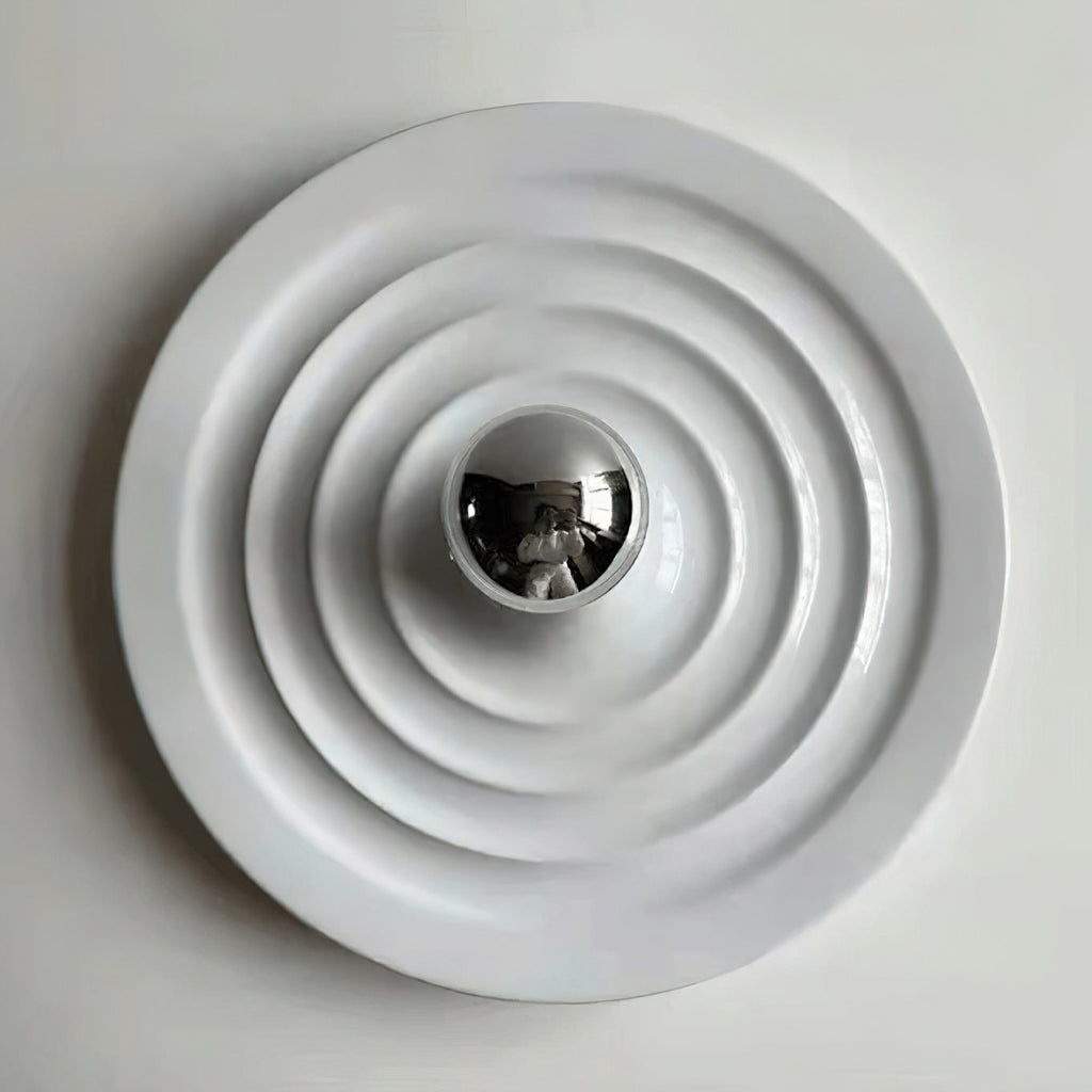 Honsel Round Disc Wall and Ceiling Light