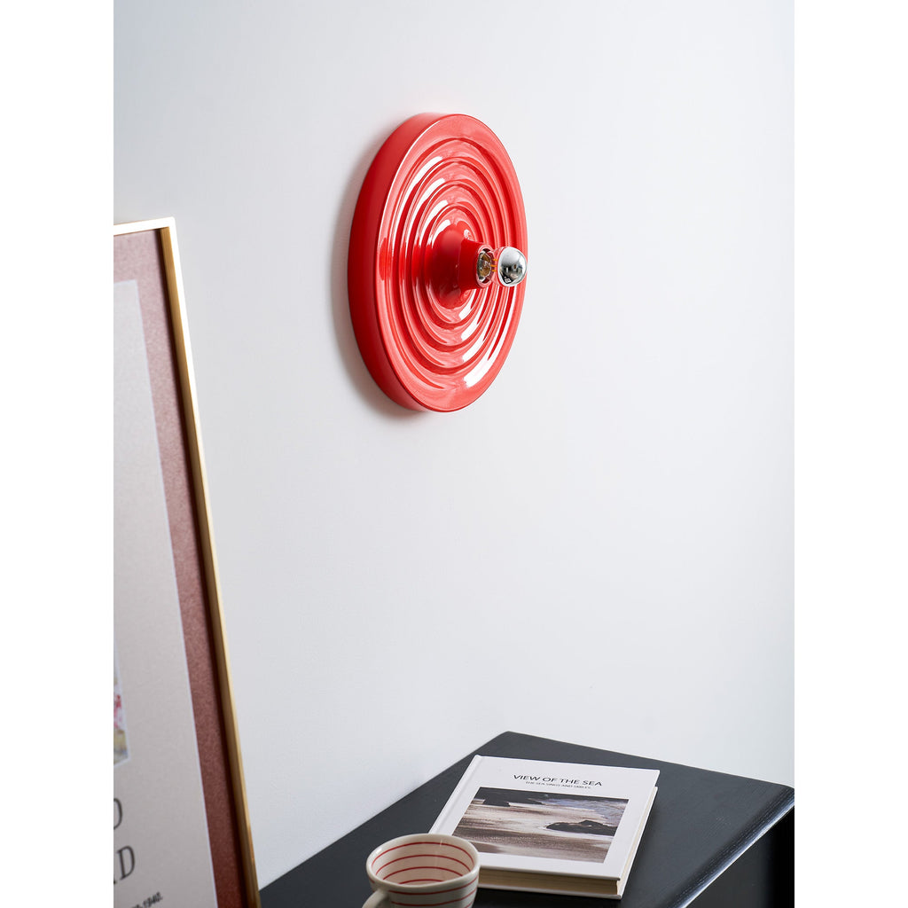 Honsel Round Disc Wall and Ceiling Light