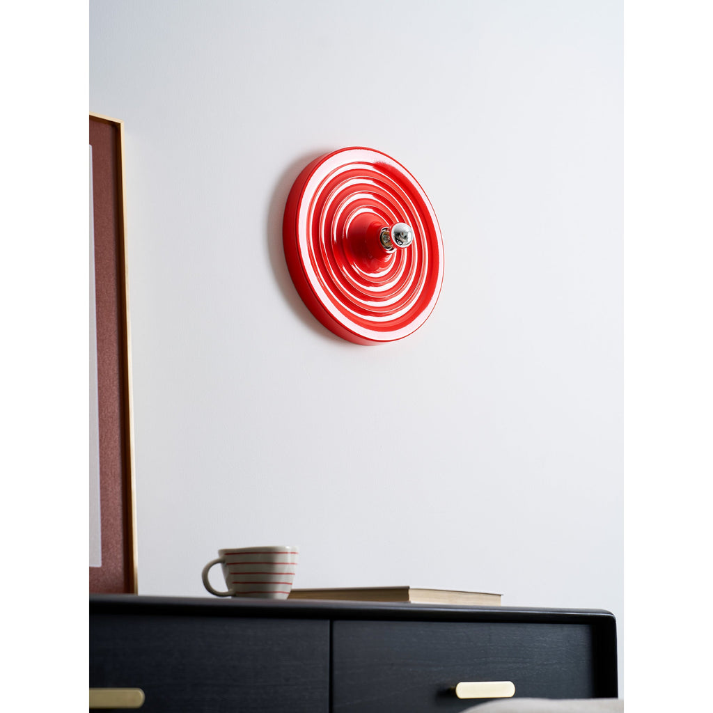 Honsel Round Disc Wall and Ceiling Light