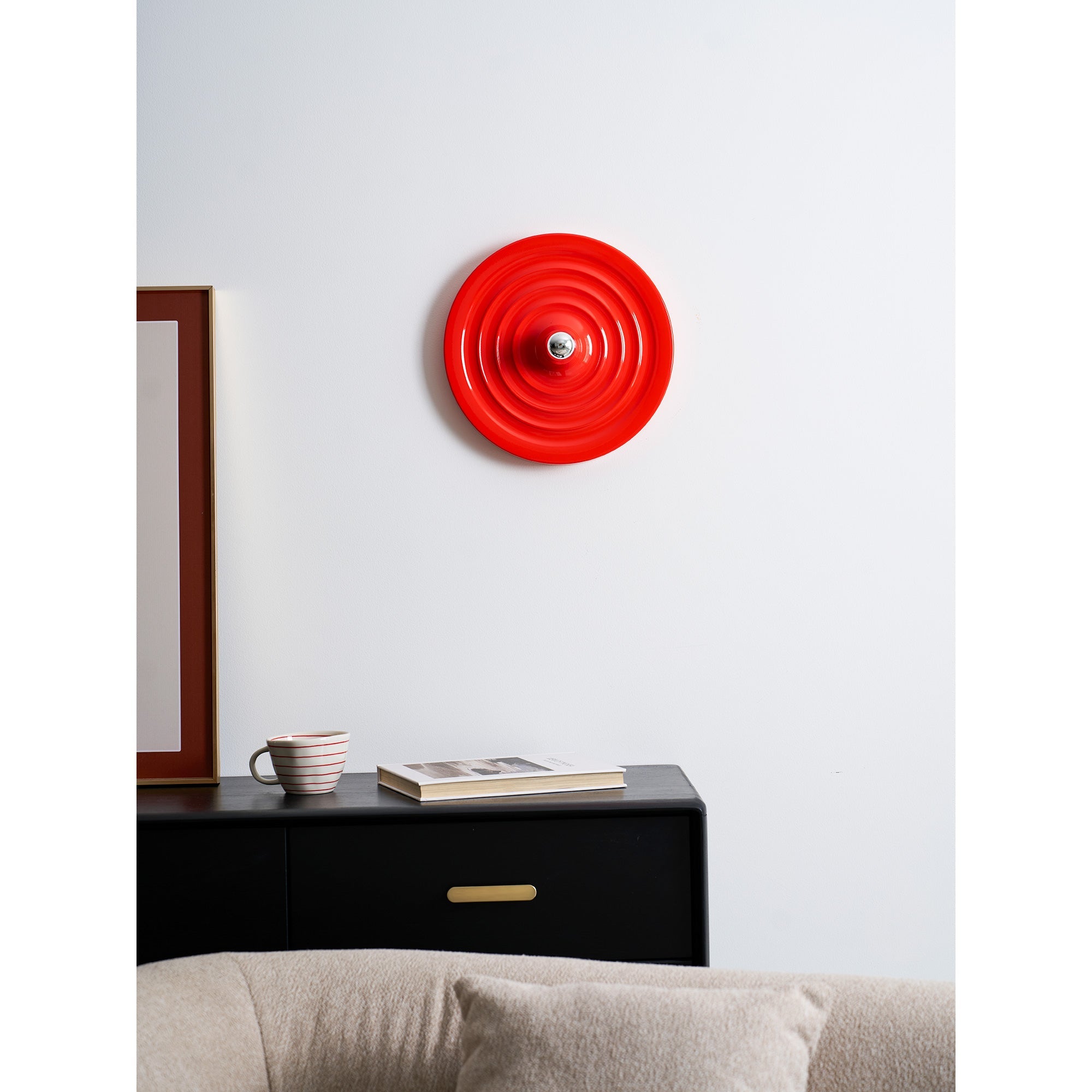 Honsel Round Disc Wall and Ceiling Light