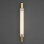 Brass Column Cylinder LED Wall Light