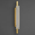 Brass Column Cylinder LED Wall Light