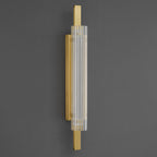Brass Column Cylinder LED Wall Light