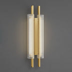 Brass Column Cylinder LED Wall Light