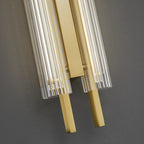 Brass Column Cylinder LED Wall Light
