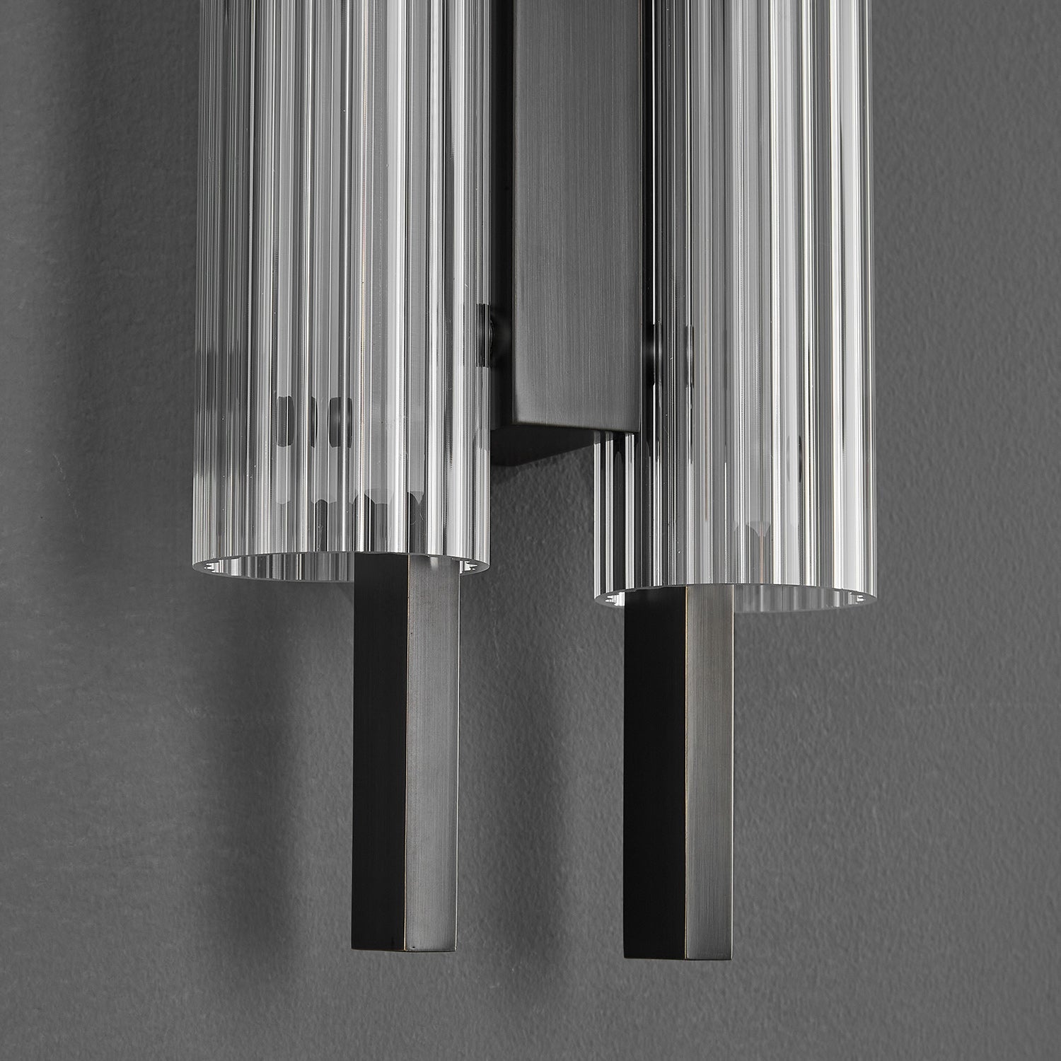 Brass Column Cylinder LED Wall Light