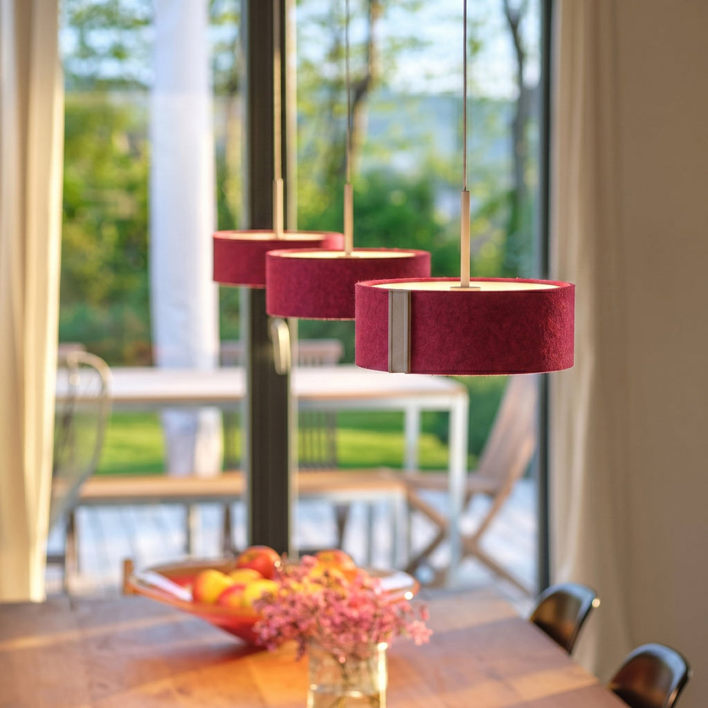 Hush Acoustic Felt Drum Pendant Lamp