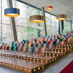 Hush Acoustic Felt Drum Pendant Lamp