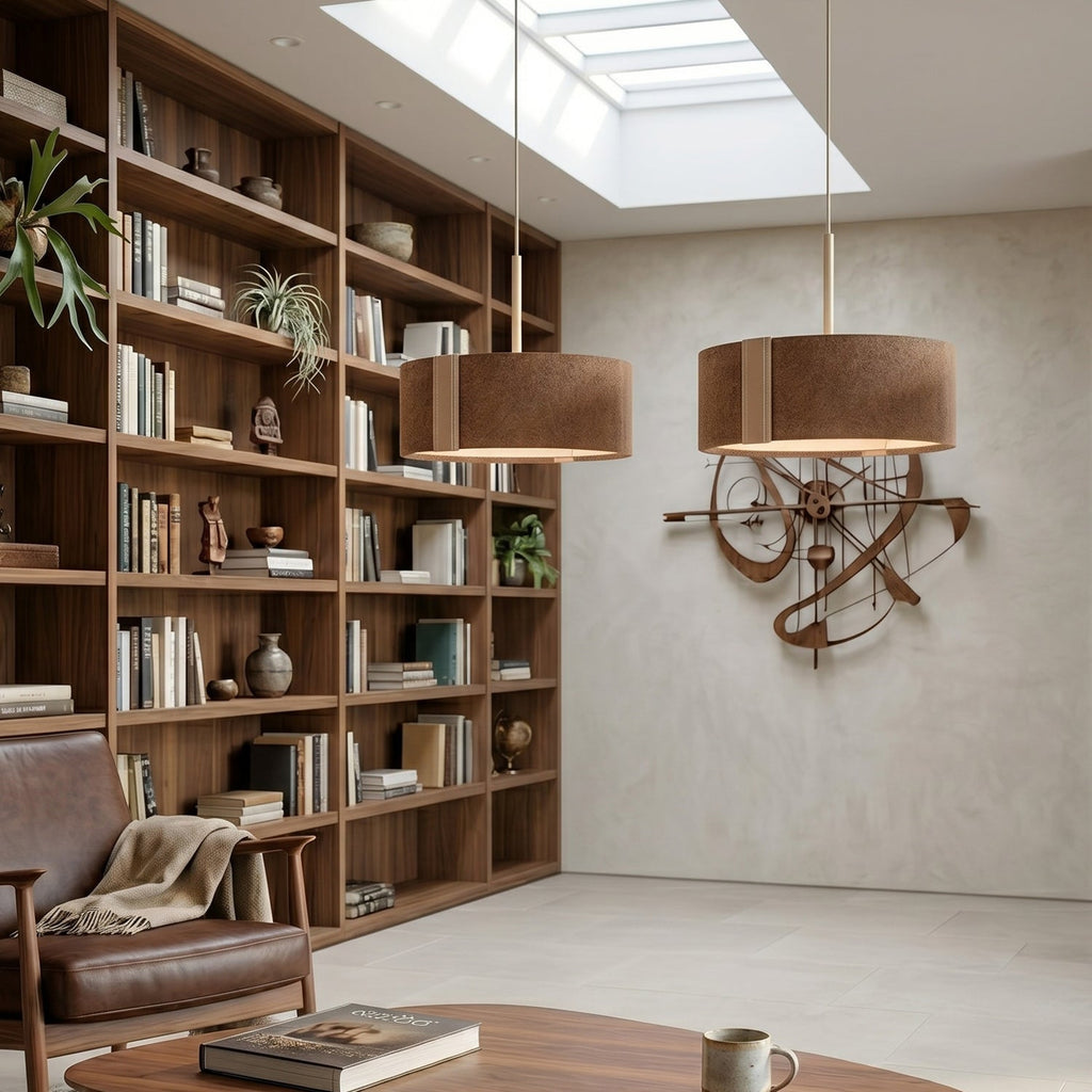 Hush Acoustic Felt Drum Pendant Lamp