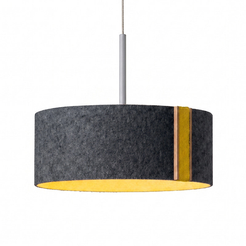 Hush Acoustic Felt Drum Pendant Lamp