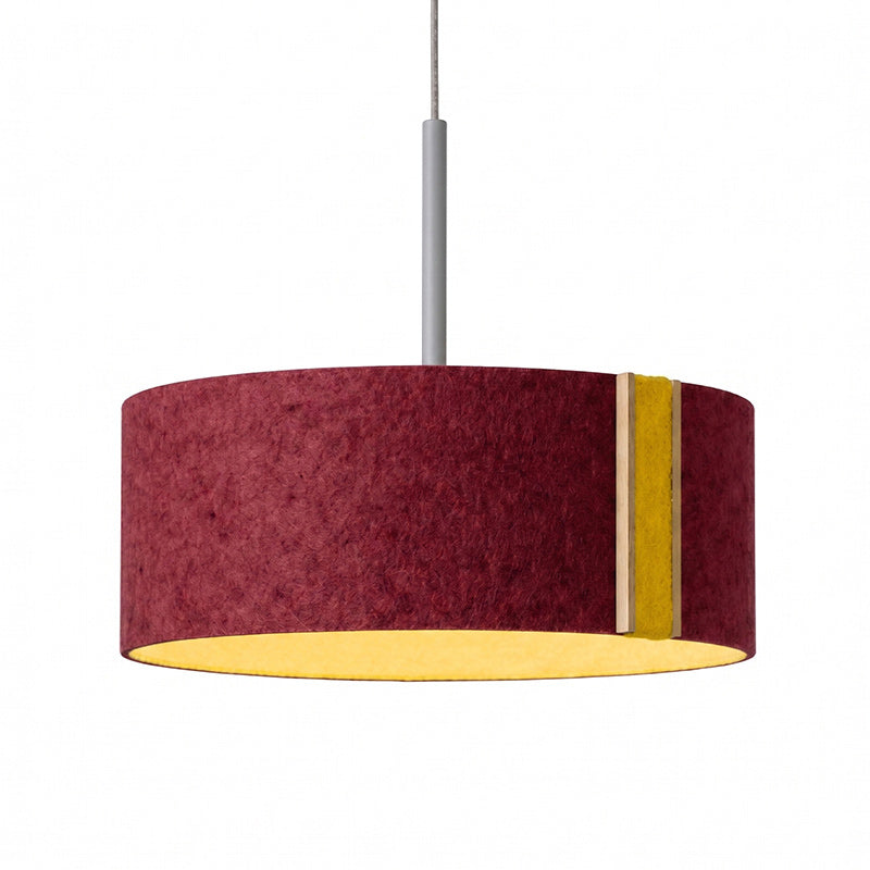Hush Acoustic Felt Drum Pendant Lamp